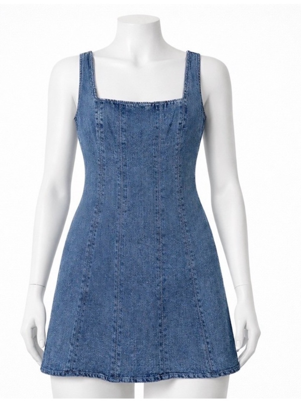 Abercrombie Fitch Denim Mini Dress Women's Size Medium Blue Jean Western